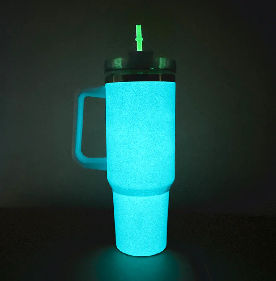 40 oz Glow w/ Handle Sublimation Tumbler