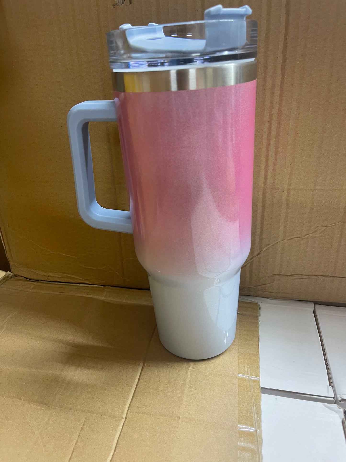 40 oz Gradient w/ Handle Sublimation Tumbler