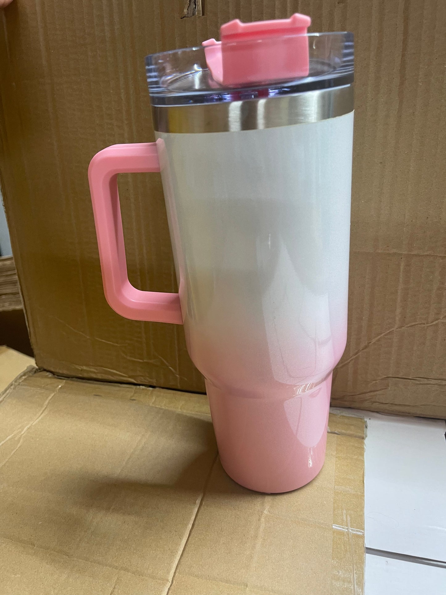 40 oz Gradient w/ Handle Sublimation Tumbler